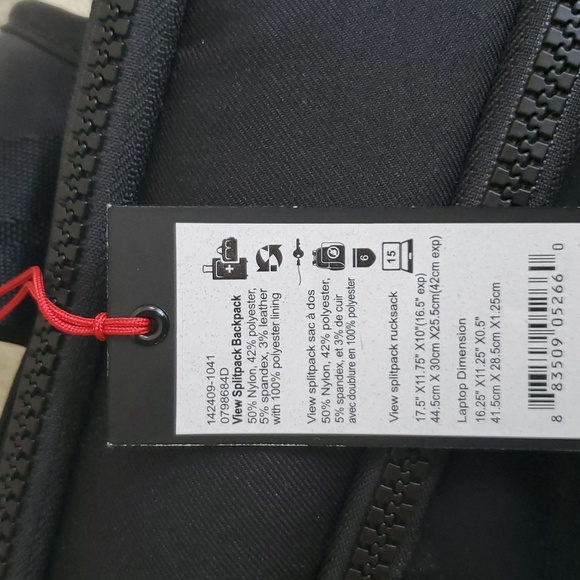 Tumi Tahoe View Splitpack Backpack Duffle Bag. - Picture 2 of 8